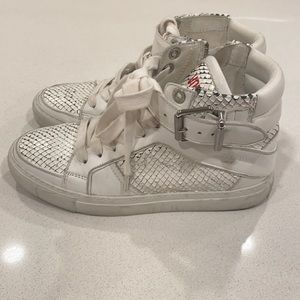 Zadig&Volatite white high tops